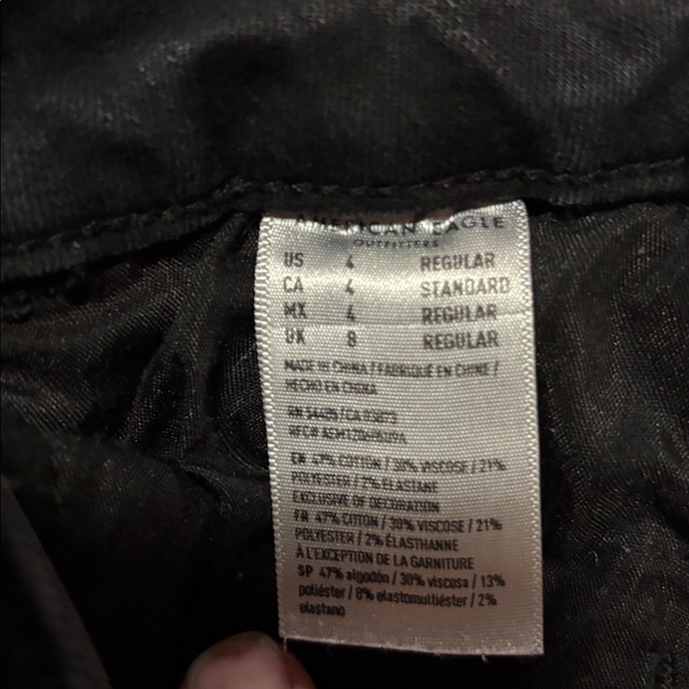 American Eagle Outfitters Black Skinny Jeans - Picture 8 of 12
